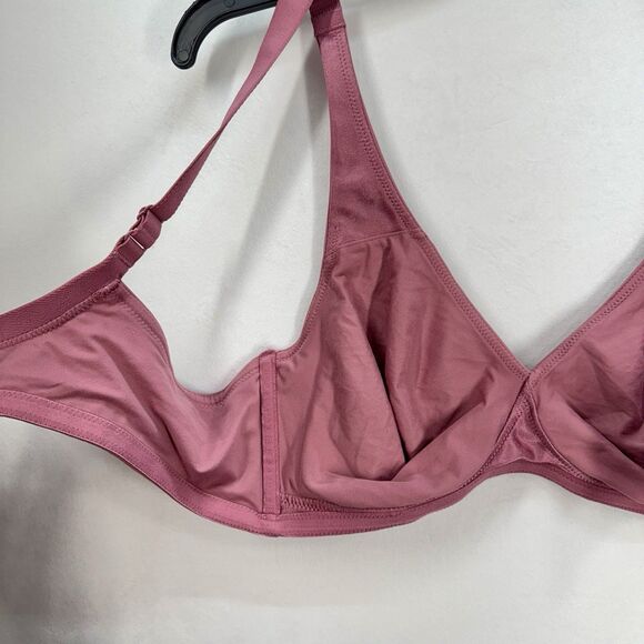 Wacoal 40D Bra How Perfect Full Figure Wire Free Mauve Pink Comfort 852389 - Picture 3 of 6
